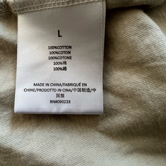 Fear of God Essentials Women's Football 77 T-shirt Wheat L - Picture 14 of 15